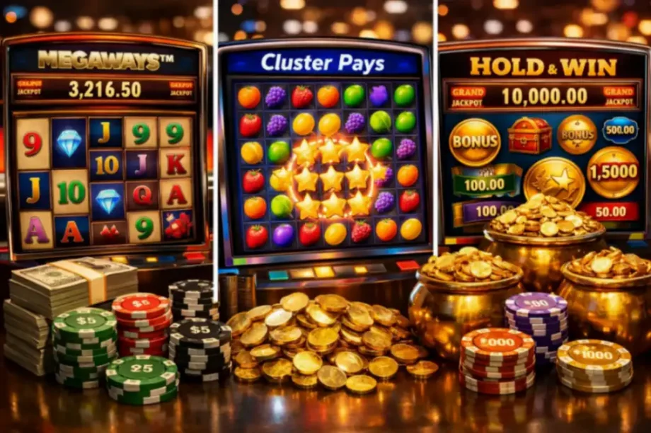 Slot mexanikaları: Megaways, Cluster Pays, Hold&Win — Pinco kazino üçün hansı daha sərfəlidir